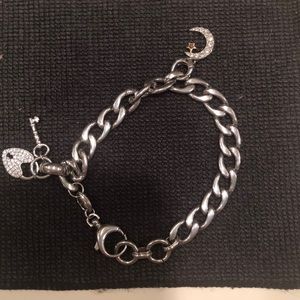 Discontinued NWOT Fossil charm bracelet w/2 charms